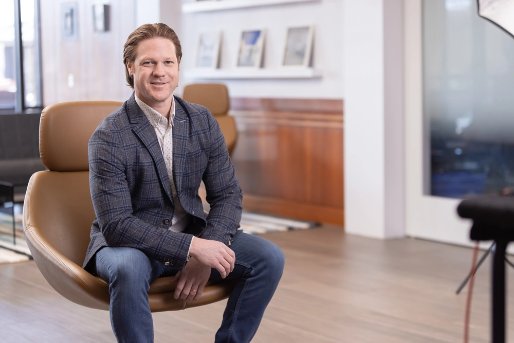 portrait of a smiling person in business attire